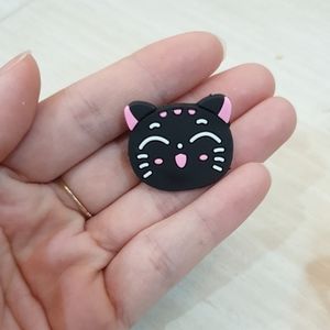 Cute black cat stickers for kids